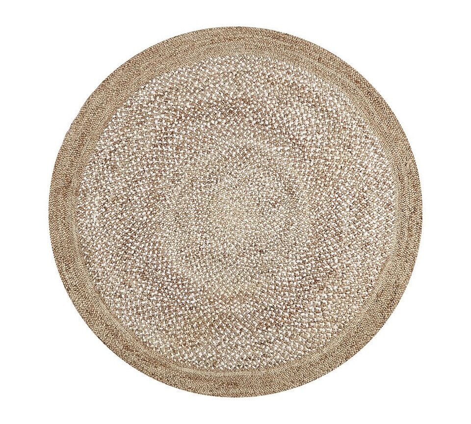 Round Jute Rug Natural Pottery Barn Australia